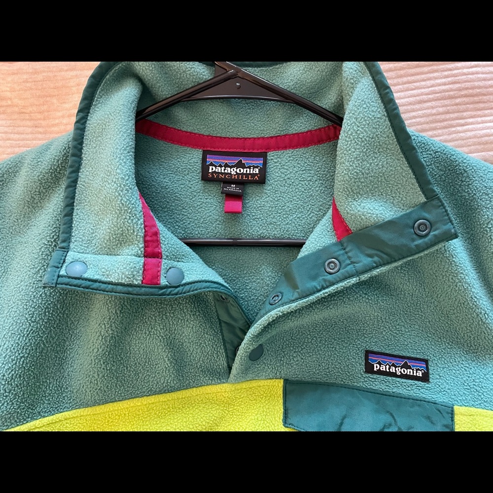 Womens Medium Patagonia Lightweight Synchilla Snap-T Pullover